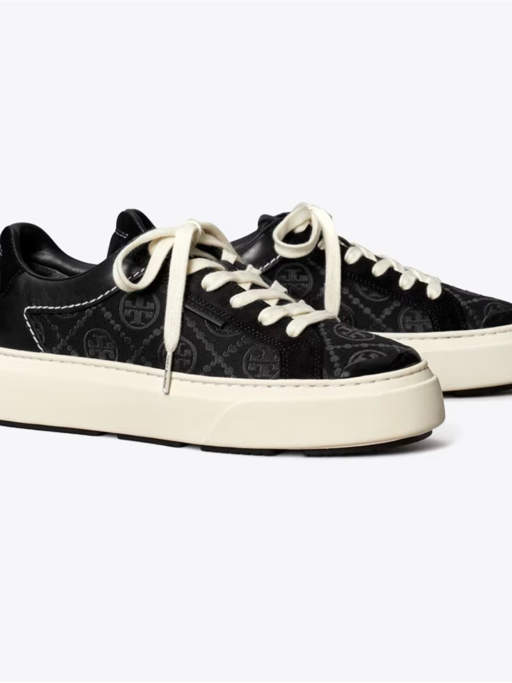 Tory Burch Black Lady Bug Sneakers. Worn once. Dust Bag included.
